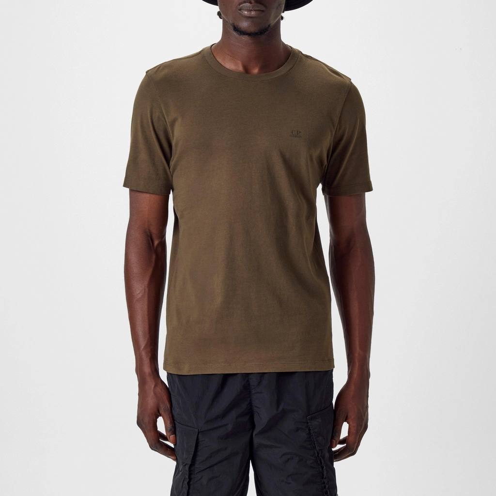 CP Company Basic Logo T Shirt - Ivy Green 683